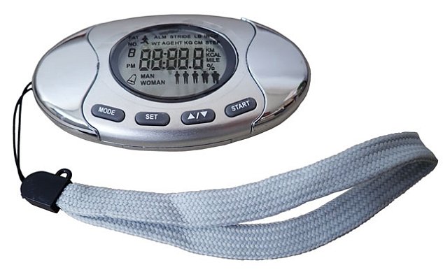 Multifunčkní krokoměr / pedometer s měřením tělesného tuku