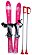 Plastkon LSP70-F  Lyže dětské 70cm reflexní fialová pink