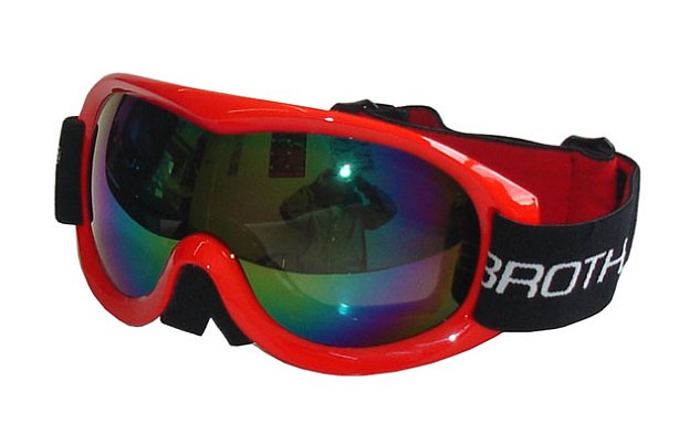 Lyžařské brýle s dvojsklem BROTHER B259 - červené