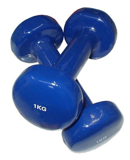 Jednoruční činky na aerobic 2 x 1kg