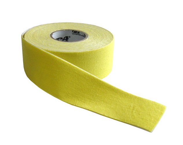 Kinezio tape 2,5 cm x 5 m žlutý D71