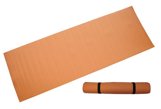 Gymnastická podložka 173x61x0,4 cm oranžová D81