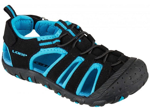Sandály dětské černo/modré Loap 34