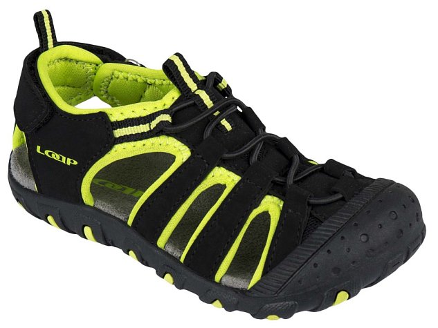 Sandály dětské černo/zelené Loap 31