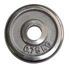 Chromový kotouč (závaží) na činky 0,75kg Chromový kotouč (závaží) na činky 0,75kg