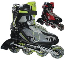 Kolečkové (inline) brusle soft ACTION ALU CS328