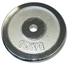 Chromový kotouč (závaží) na činky 10kg Chromový kotouč (závaží) na činky 10kg