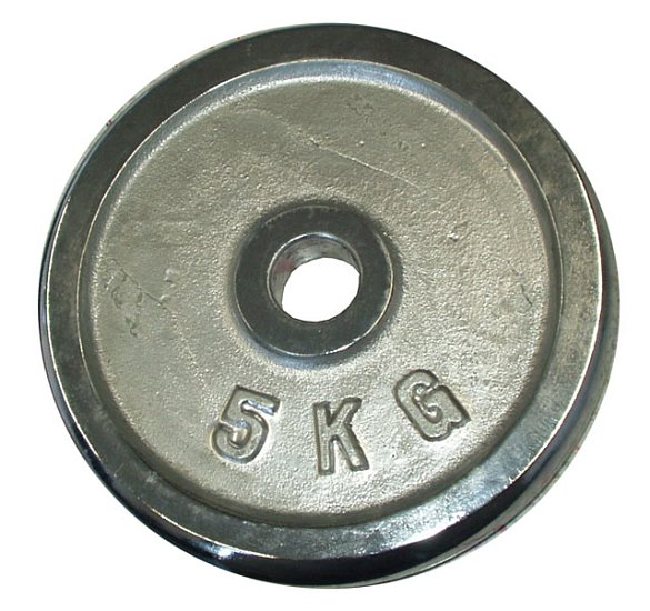 Chromový kotouč (závaží na činky) 5kg