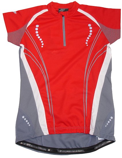 Dámský cyklistický dres 4F červený