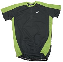 Pánský cyklistický dres 4F šedo/zelený