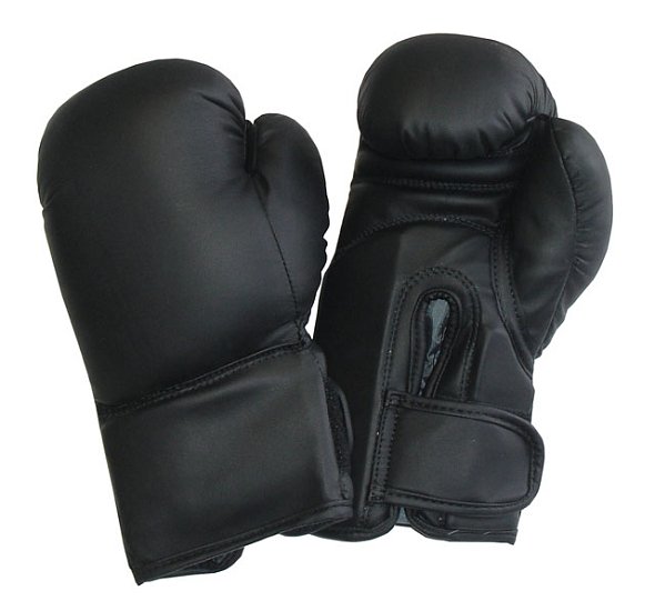 Boxerské rukavice PU kůže vel. XS, 6 oz. černé