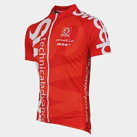 Cyklistický dres SWEEP CLASIC červeno/bílý