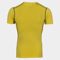 Pánské kompresní triko krátký rukáv SWEEP žluté 