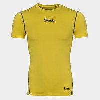 Pánské kompresní triko krátký rukáv SWEEP žluté 