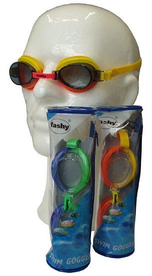 SWIM GOGGLE Závodní juniorské plavecké brýle - silikon