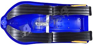 Boby s volantem Snowboat - modrý