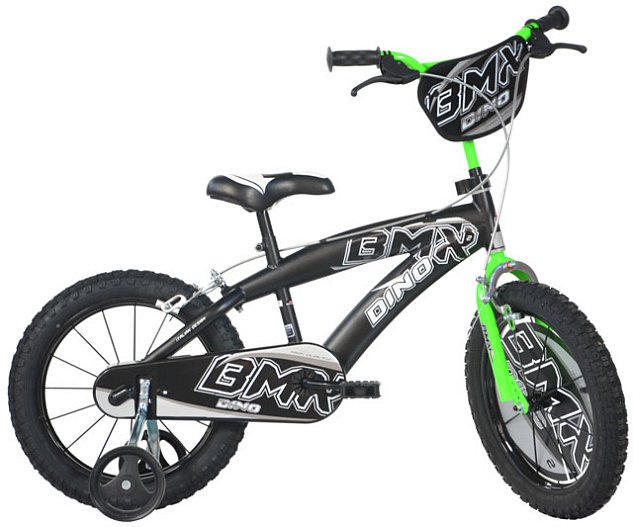 Dětské kolo Dino BMX 165 černé 16"