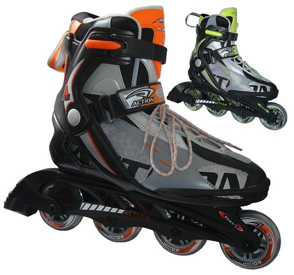 Kolečkové (inline) brusle soft ACTION CS327