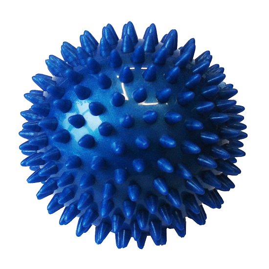 Míček masážní průměr 7,5 cm modrý D25