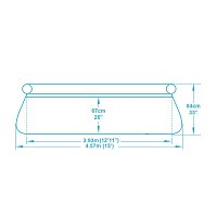 Bazén Bestway Fast set 457 x 84 cm s filtrací P57313