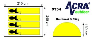 Stan pro 4 osoby - dvouplášťový ST04