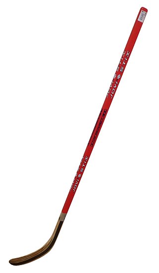 Laminovaná hokejka pravá 125 cm - červená