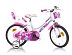 Dětské kolo Dino bikes FAIRY Bílo-růžový potisk 16"