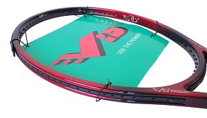Pálka tenisová 100% grafitová červená PRO CLASSIC 600
