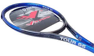 Pálka tenisová 100% grafitová - modrá