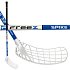 Florbalová hůl Freez SPIKE 32 BLUE 95 cm modrá levá