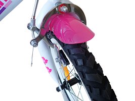 Dětské kolo Dino bikes FAIRY Bílo-růžový potisk 16"