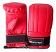 Boxerské rukavice tréninkové pytlovky červené - vel. M