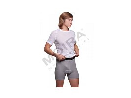 Moira CMOKN Pánské spodky s krátkou nohavicí, cyklistické, šedé uni vel. M