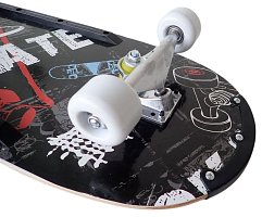 ACRA Skateboard barevný S2-černý