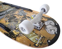 ACRA Skateboard barevný S2-žlutý