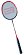 Badmintonová pálka s ALU rámem a pouzdrem červenočerná G315A