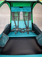 Dětský kombinovaný vozík Bellelli Trailblazer za kolo + kočárek pro 2 děti zelený