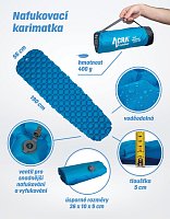 ACRA L47-MO Nafukovací karimatka úsporná