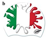 Čepice plavecká silikonová - vlajky P1137 Čepice plavecká silikonová - vlajky P1137