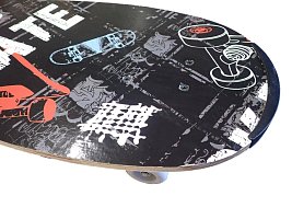 ACRA Skateboard barevný S2B-černý SLEVA