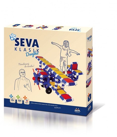 Stavebnice SEVA KLASIK Dvojka plast 366ks