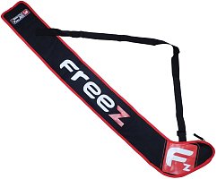 Vak na florbalové hole FREEZ Z-80 STICKBAG BLACK/RED 103cm