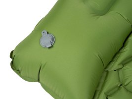 ACRA L140CL nafukovací karimatka s polštářkem zelená 5cm