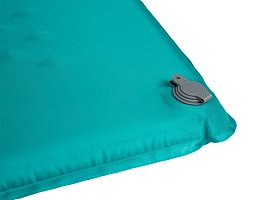 ACRAL140GRE samonafukovací komfortní karimatka zelenomodrá 4cm