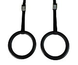 Gymnastické kruhy - plastové černé Gymnastické kruhy - plastové černé