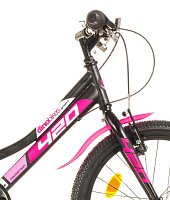 Juniorské sportovní kolo Dino 20" růžovo černé