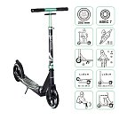 Muuwmi Hliníková koloběžka Plus 205 mm mátově černá