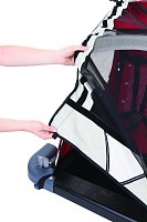 BELLELLI B-TRAVEL Dětský vozík za kolo, červený