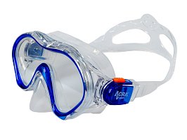 Šnorchlovací set 2 v 1, DĚTSKÝ, MODRÝ, obsahuje masku a šnorchl