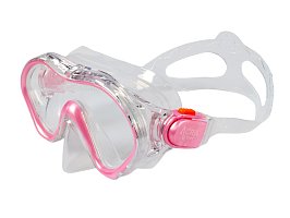 Šnorchlovací set 2 v 1, DĚTSKÝ, RŮŽOVÝ, obsahuje masku a šnorchl